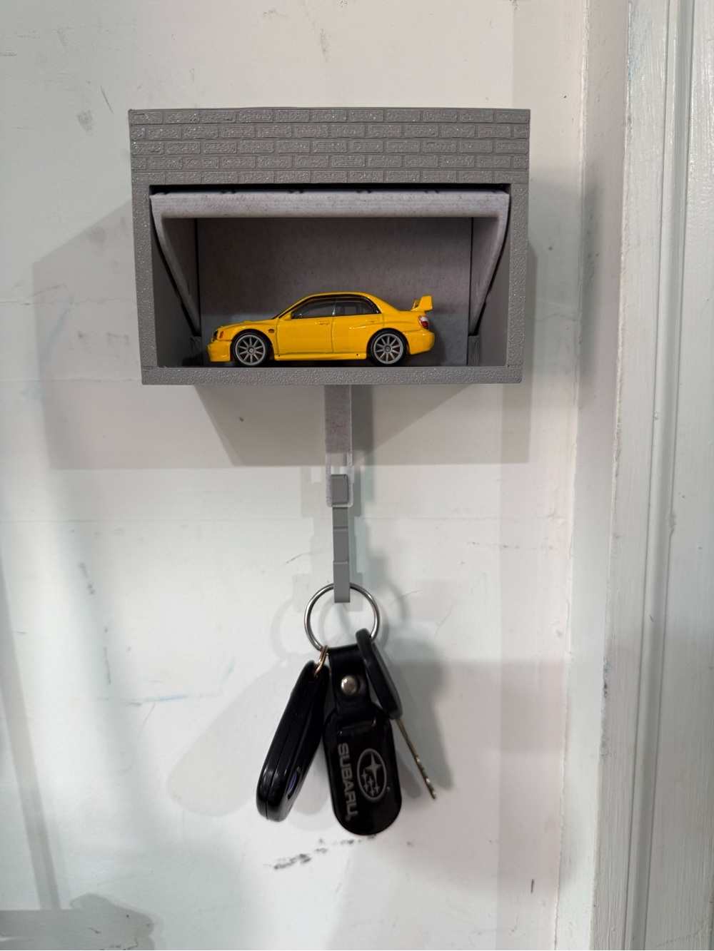 3D Printed Key Chain Garage (Car not included)